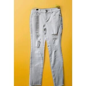 BoomBoom Destroyed Skinny Jeans Size 4 Inseam 24.5 Nwt Excellent A126 Distressed